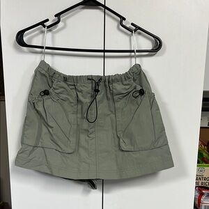 Zara Women's Gray Drawstring Skort